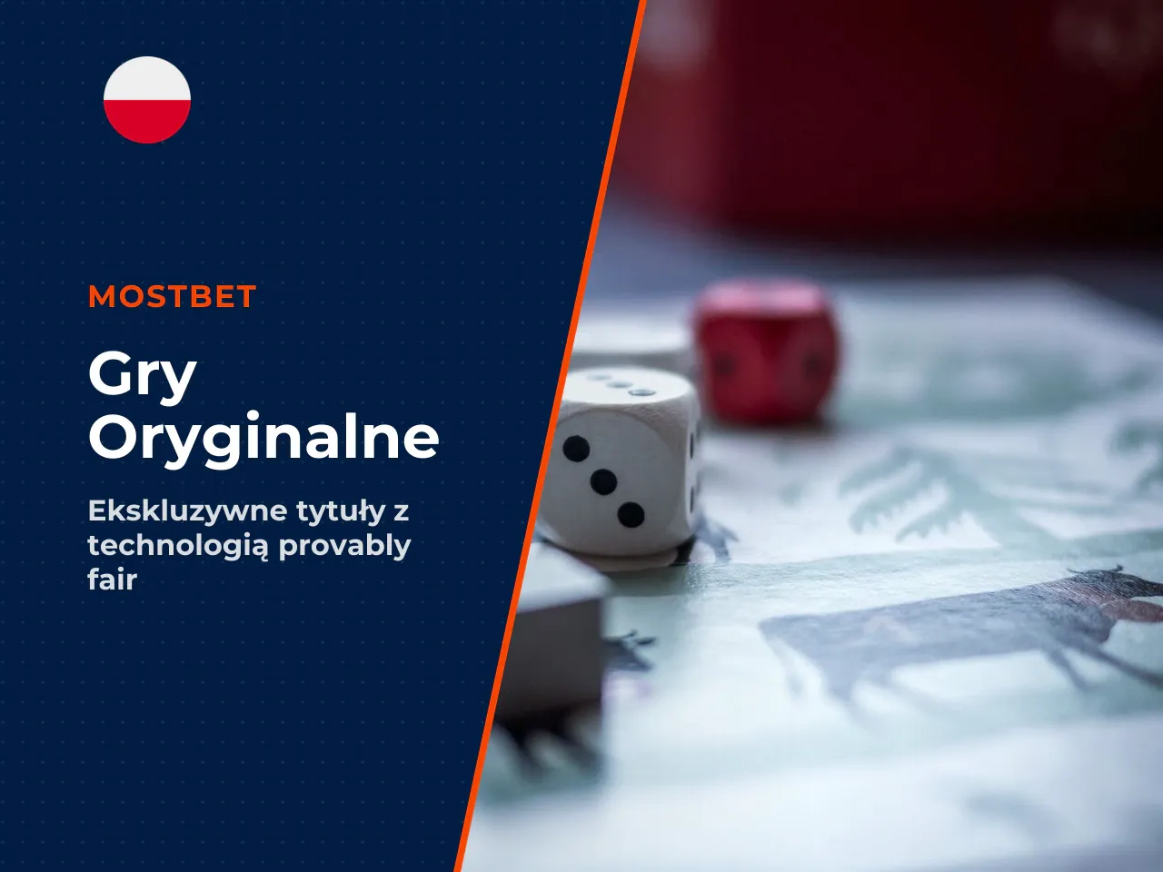 Originals, poker and sportsbook add-ons. Gry